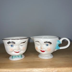 1996 Limited Edition Baileys WinkyFace Cream/Sugar